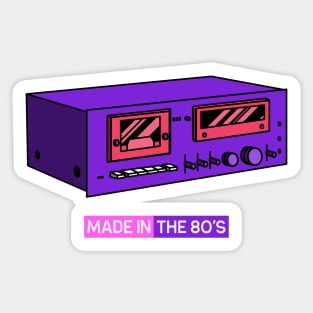 Made in the 80s - Vintage Retro Gift Sticker